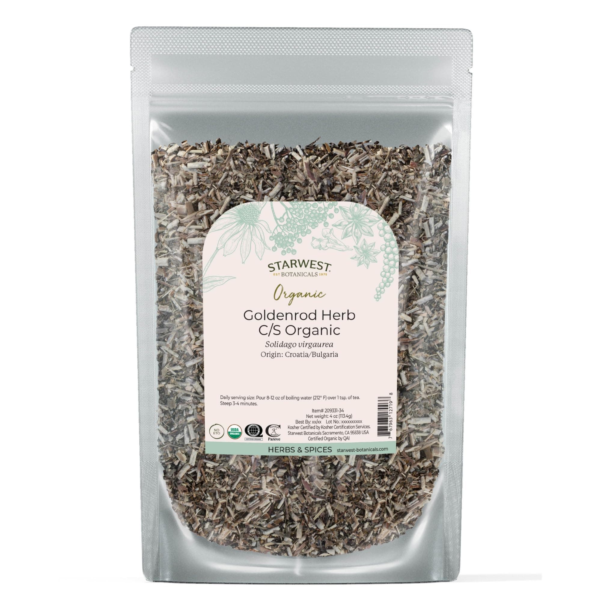 Organic Goldenrod Herb C/S