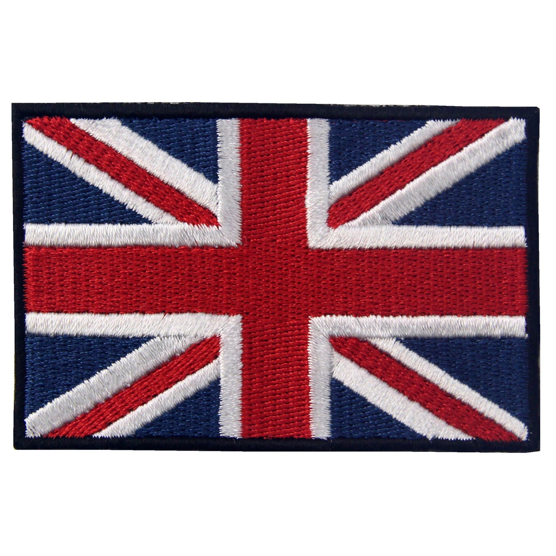 EmbTao British Union Jack Embroidered Patch England Flag UK Great Britain Iron On Sew On Emblem