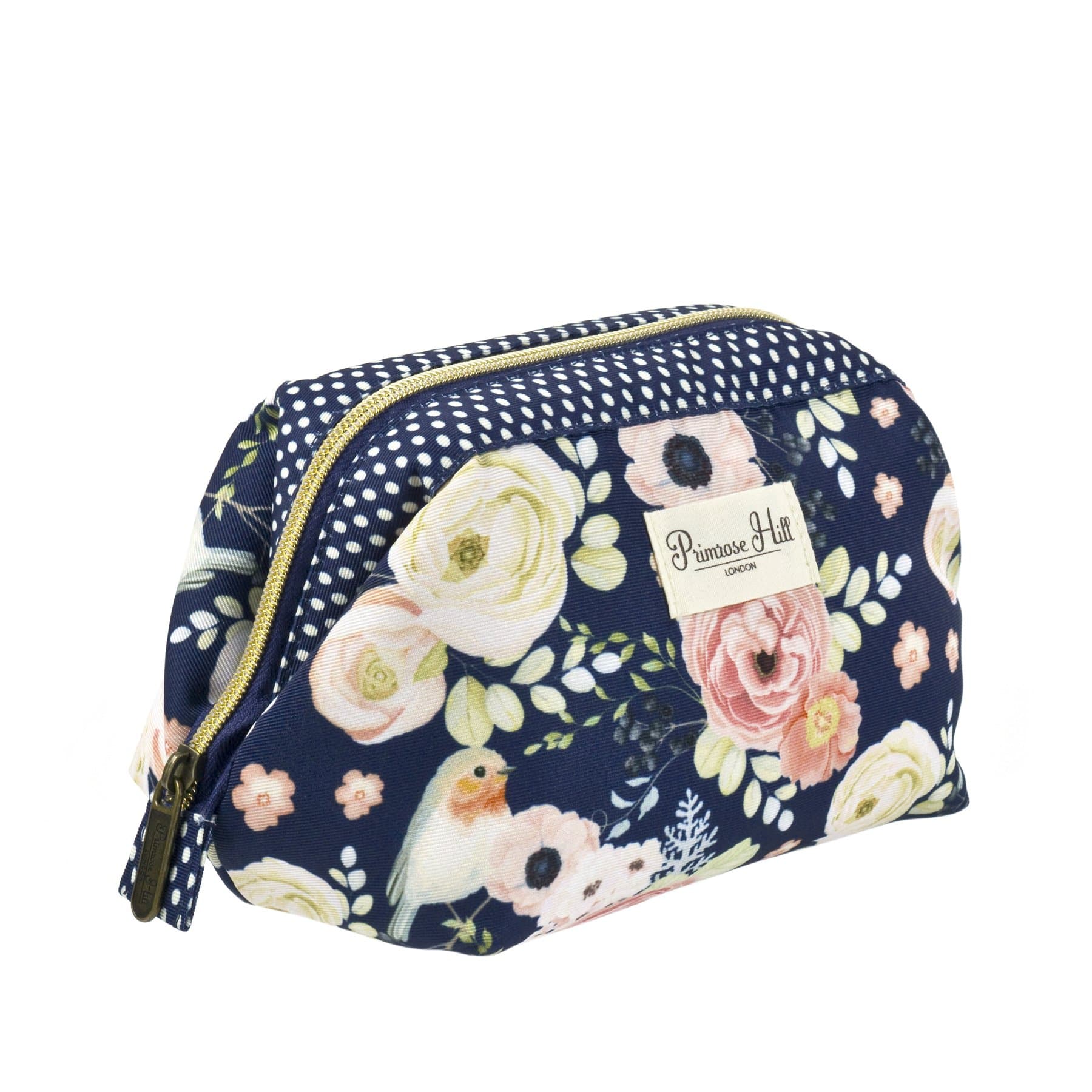 Primrose Hill Roses and Robins Collection Cosmetic Frame Clutch