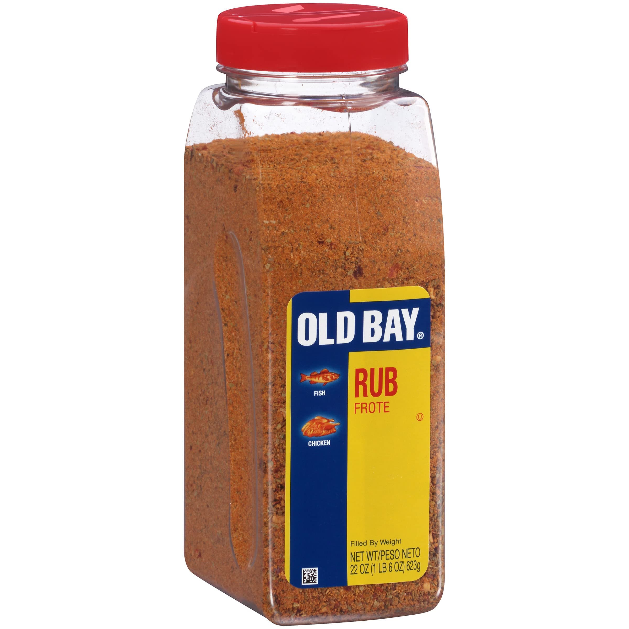 OLD BAY Rub, 22 oz - One 22 Ounce Container of OLD BAY Seasoning Rub, Perfect for Sealing in Juices on Meat and Seafood for a Savory Flavor