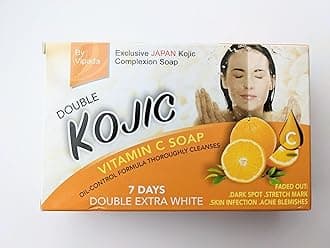 Orange Vit C [+collagen] & Gluta + Double Kojic Soap 160g BAR *Double White* (12)