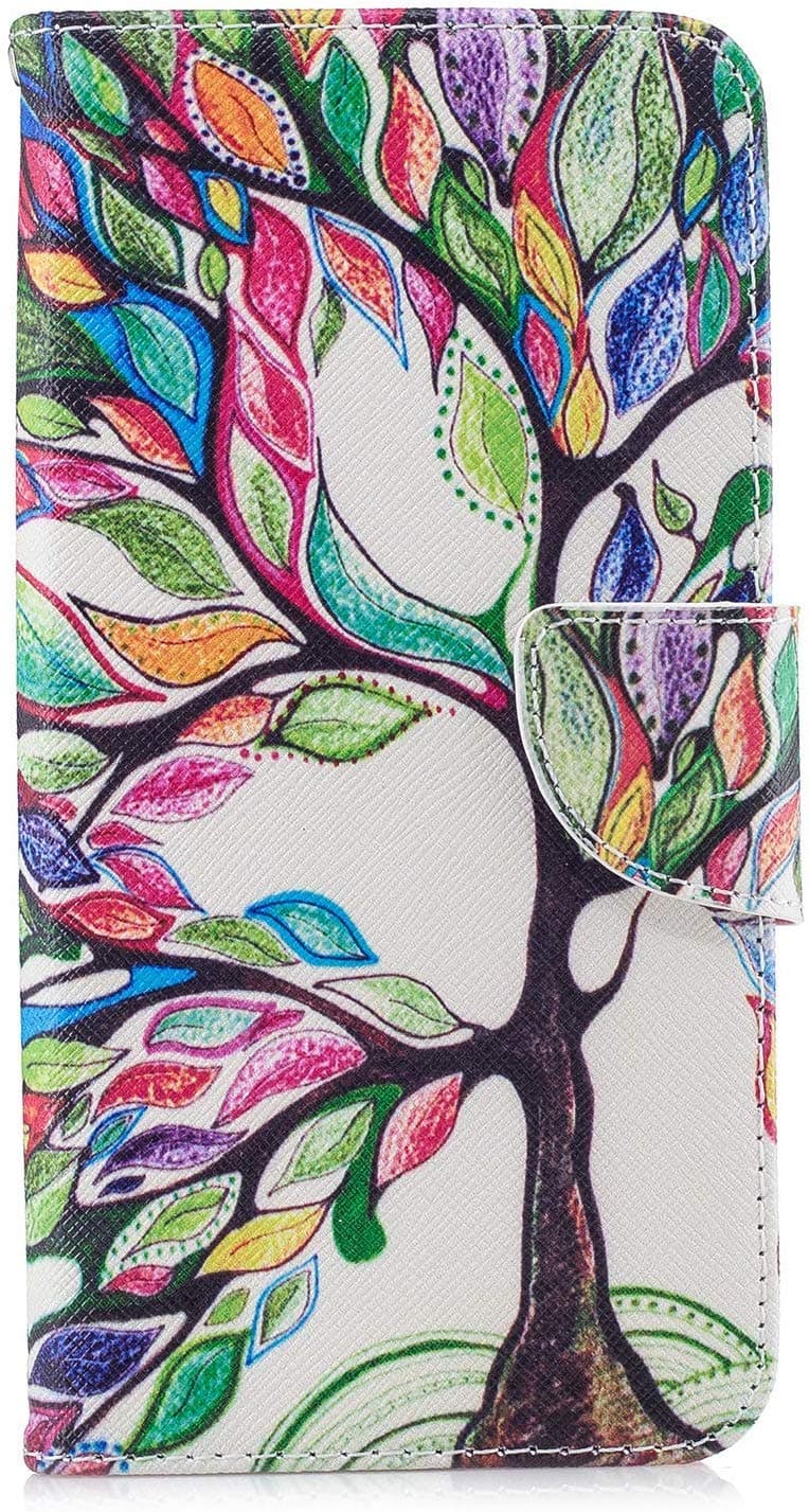 Desktop Cell Phone Stand Sony Xperia L3 Phone Case, Shockproof PU Leather Flip Wallet Cover with Stand Magnetic Card Slots Holder TPU Gel Bumper Folio Slim Fit Protective Phone Case for Sony experia L