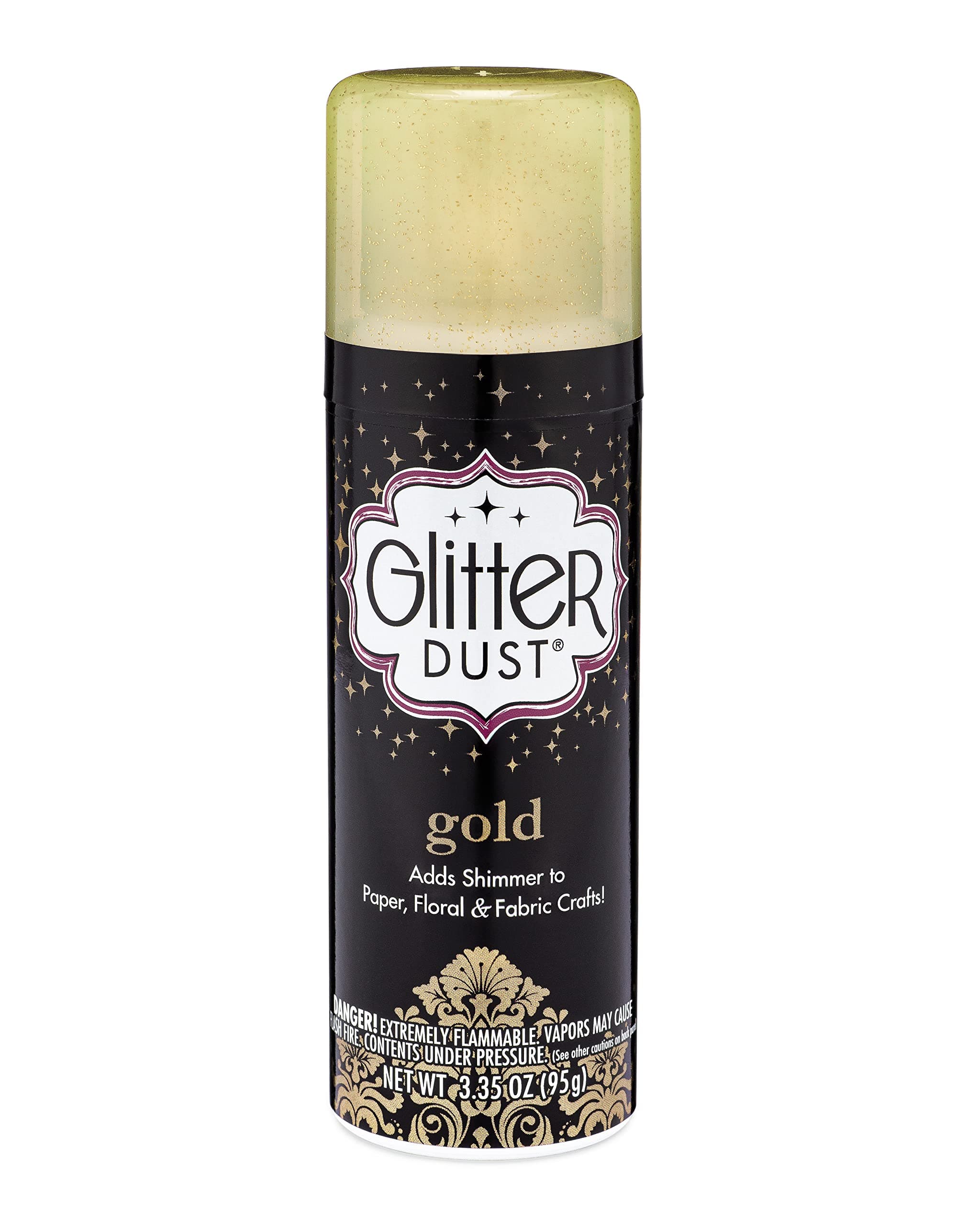 Glitter Dust Aerosol Spray 4.2 Ounces-Gold
