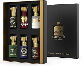 - Assorted Luxury Attar Combo Perfume Gift Set for Men & Women (Pack of 6) – Non-Alcoholic Roll-On attar Collection | Long-Lasting Fragrance Set | Gift Hamper for Him & Her | Ideal for Special Occasions | 5.5ml Each