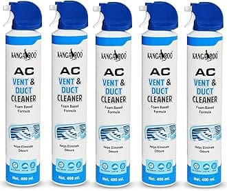 - Car AC Vent & Duct Cleaner Odor Neutralizer Spray Form with Long Nosal Pipe for Effective Cleaning 400 ml - Pack of 5