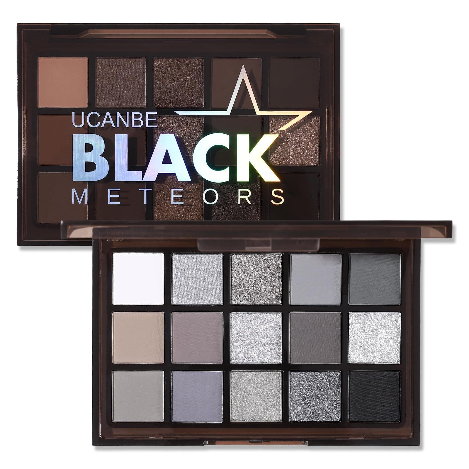 UCANBE Eyeshadow, Black, Gray, Cosplay, Black Eyeshadow Palette