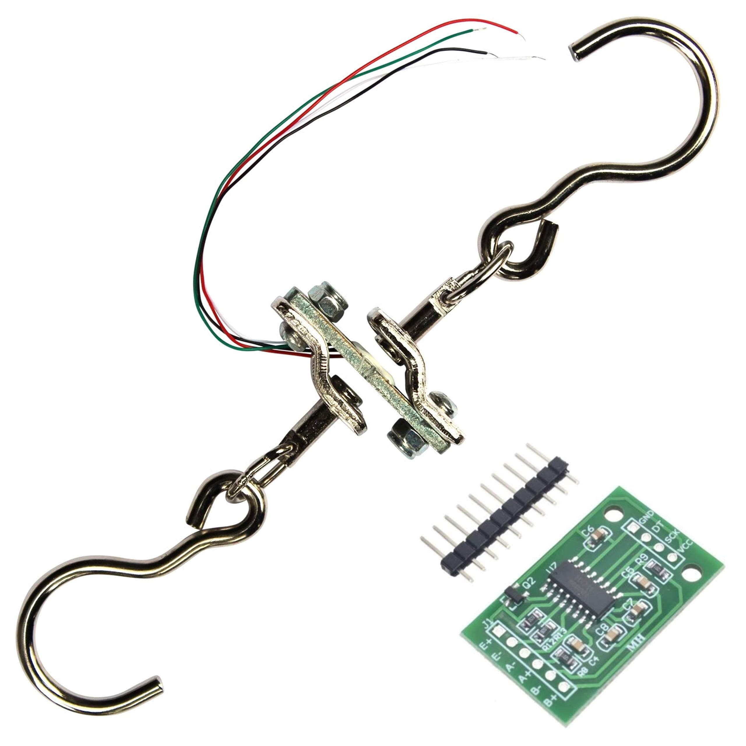 40 kg Tension Load Cell and HX711 Combo Pack Kit - Load Cell Amplifier ADC Weight Sensor for Arduino Scale - Everything Needed for Accurate Force Measurement