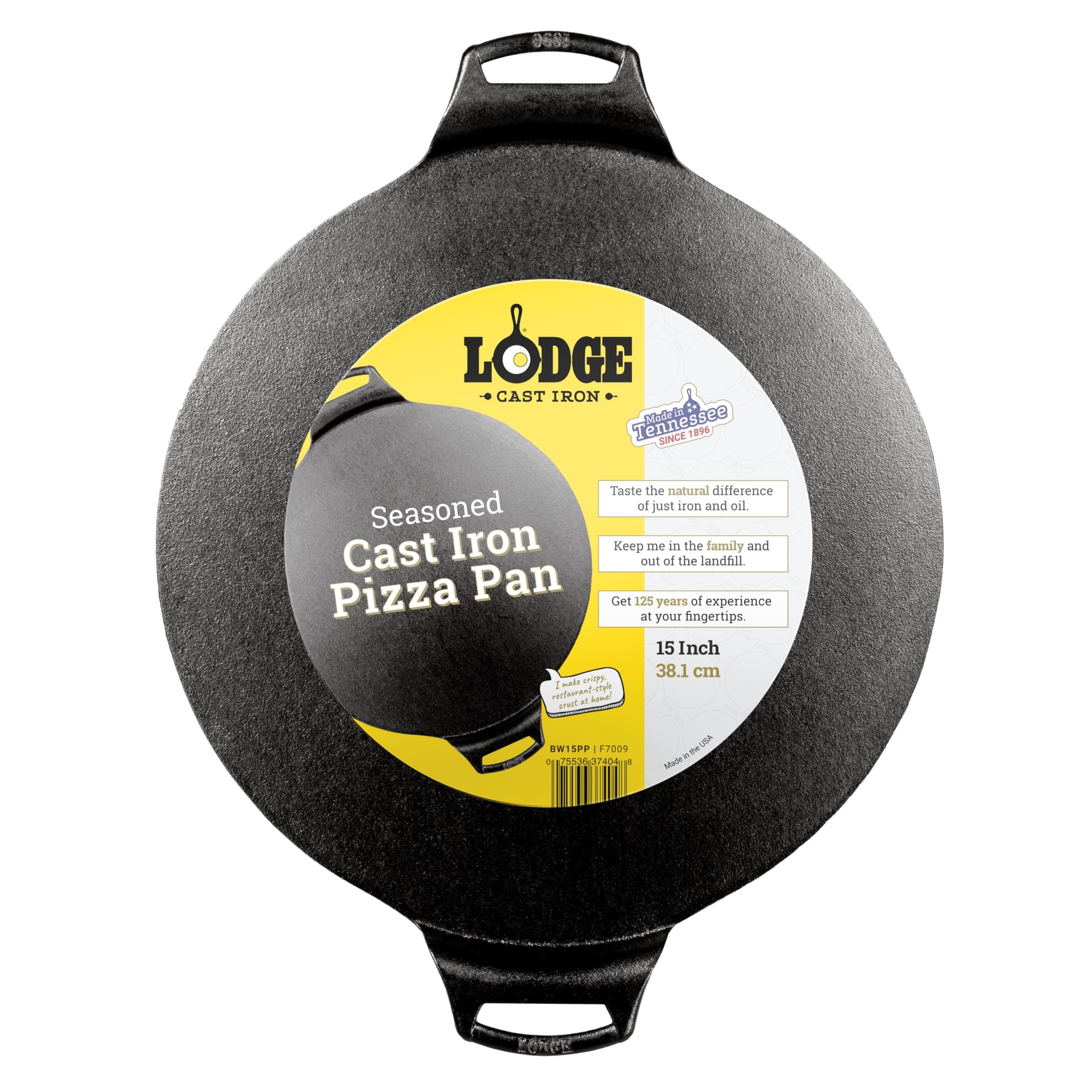 Lodge Cast Iron Pizza Pan, 15 inch