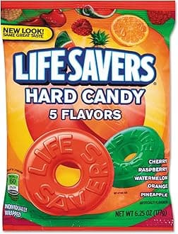 Life Savers 5 Flavors Hard Candy Bag, 6.25 ounce