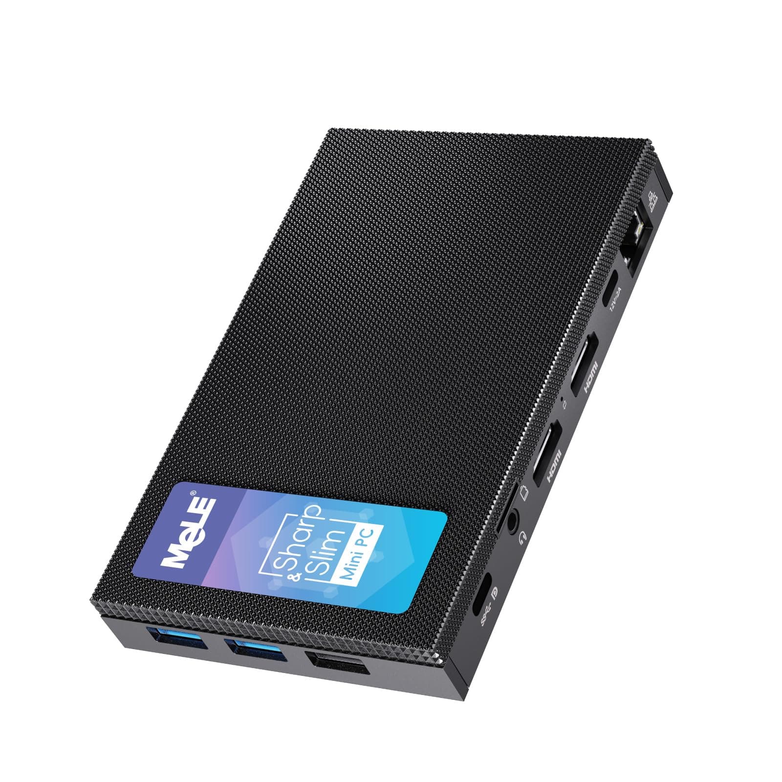 MeLE Fanless Mini PC Quieter 4C N150 (Beat N100, N97), 16GB 512GB Desktop Mini Computer Win 11, Full Functional USB-C, 2.4/5G Wi-Fi, 4K Triple Display on Home, Office, Education, Astrophotography