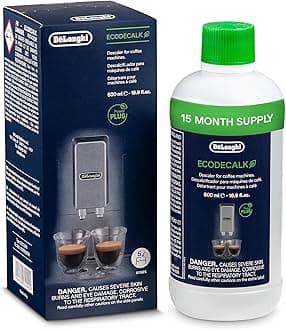EcoDecalk Descaler, Universal Descaling Solution for Coffee & Espresso Machines, 16.90 oz (5 uses)