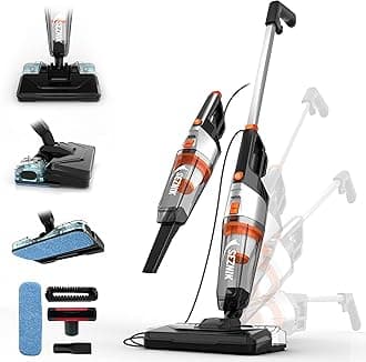 SEZNIK Turbo Sweep 3-in-1 Handheld Vacuum Cleaner & Mop | Corded 600W, 20kpa Suction | 200ml Water Tank | Vacuum & Mopping (SZ-V07)