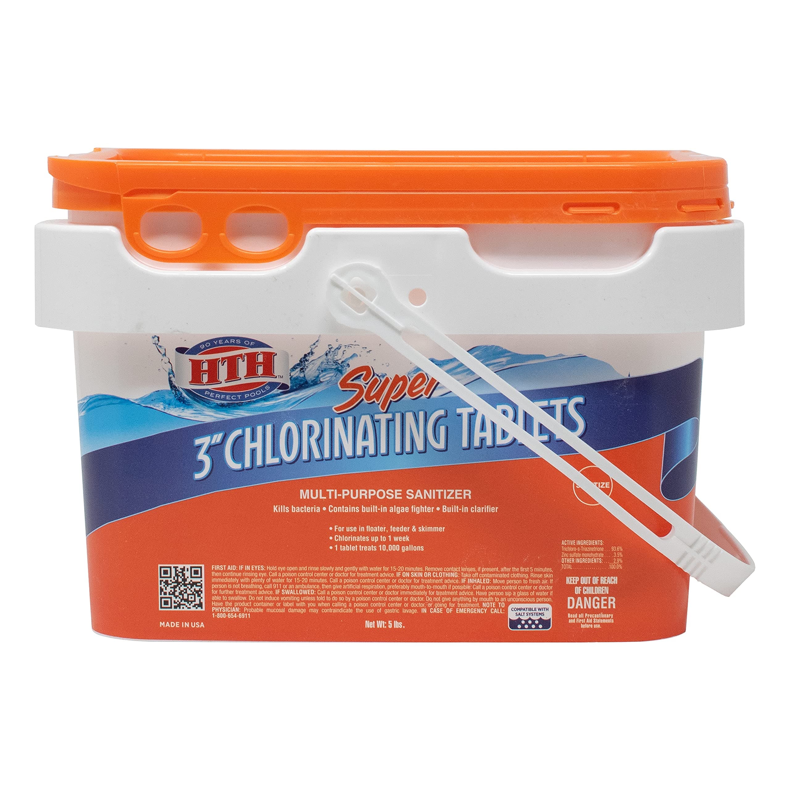 42042 Super 3" Chlorinating Tablets Swimming Pool Chlorine, 5 lbs