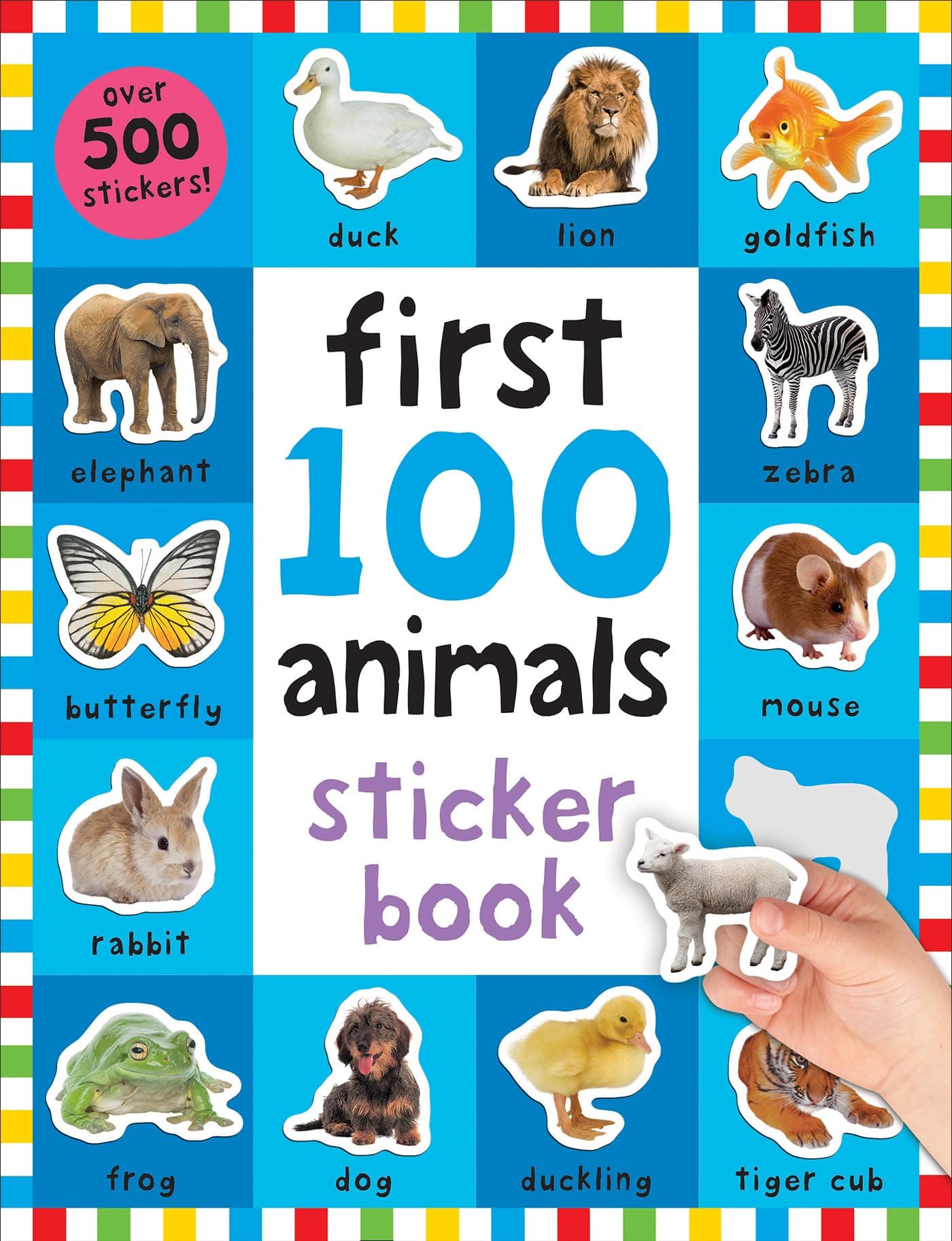 First 100 Animals Stickers Book: 500 Stickers