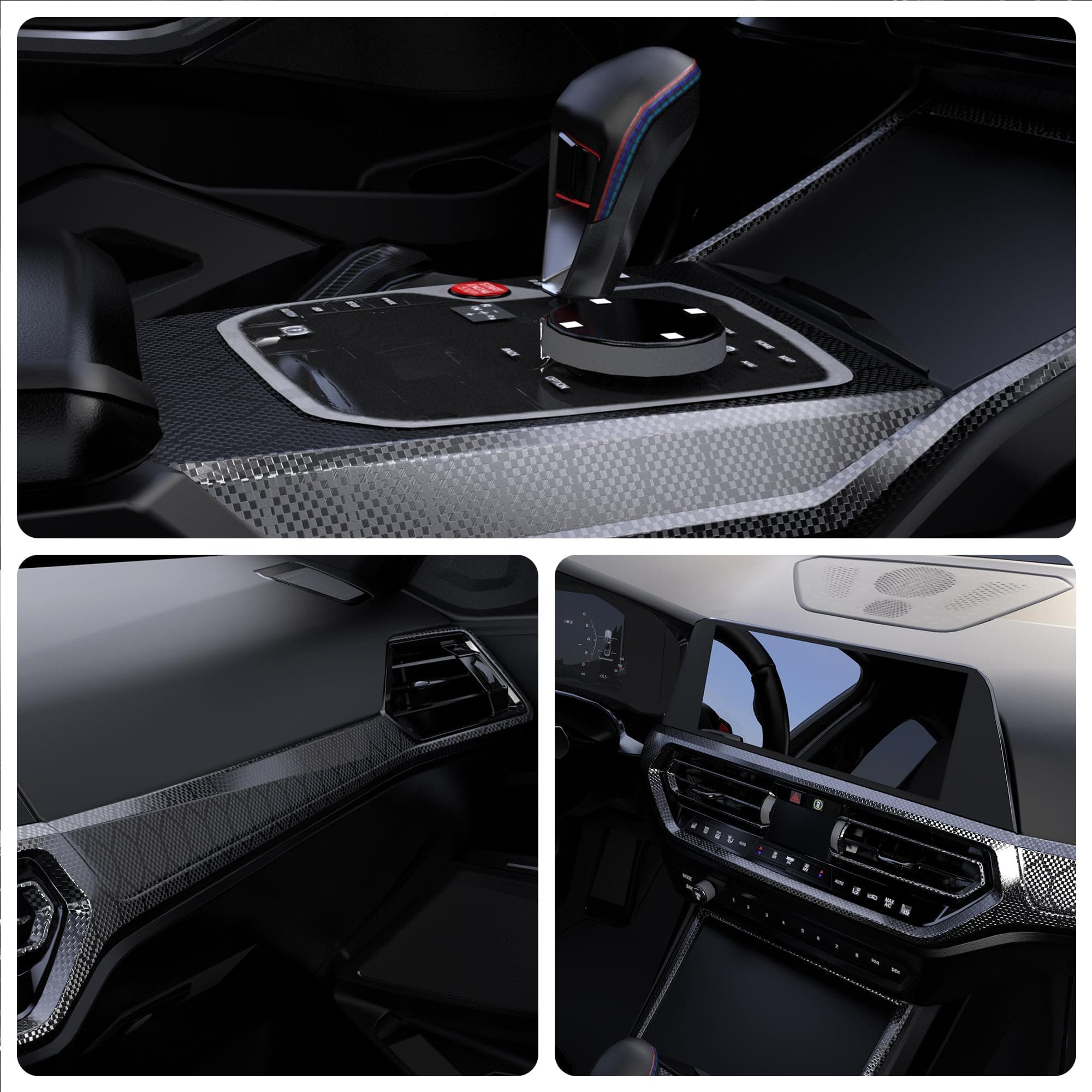 Honeycomb Carbon Fiber Vinyl Wrap