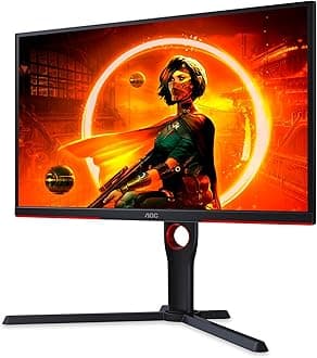 AOCGaming 25G3ZM/BK - G3 Series - LED Computer Monitor, Gaming Monitor - 25" (24.5" viewable) - 1920 x 1080 Full HD (1080p) @ 240 Hz