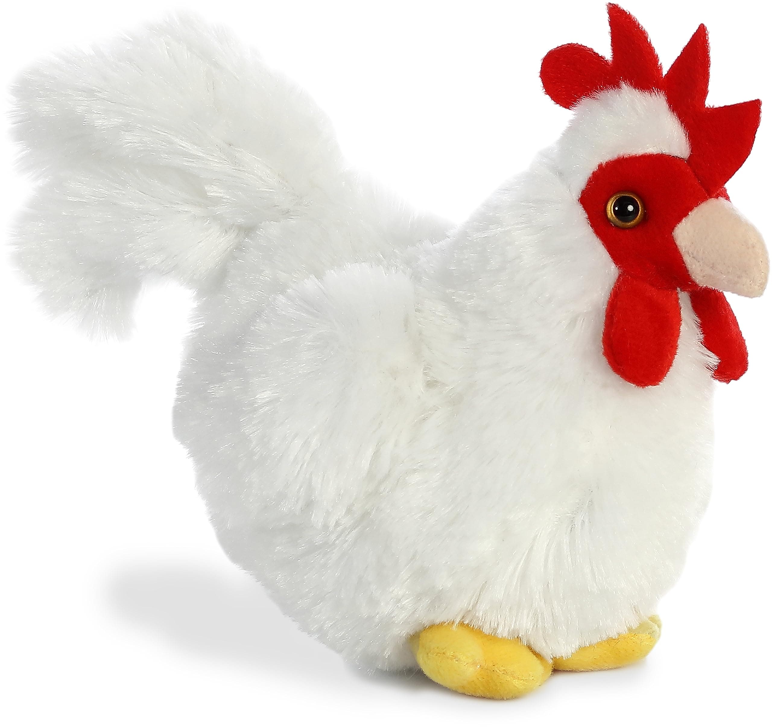 Aurora Mini Flopsie Toy Chicken Plush, 8-Inch