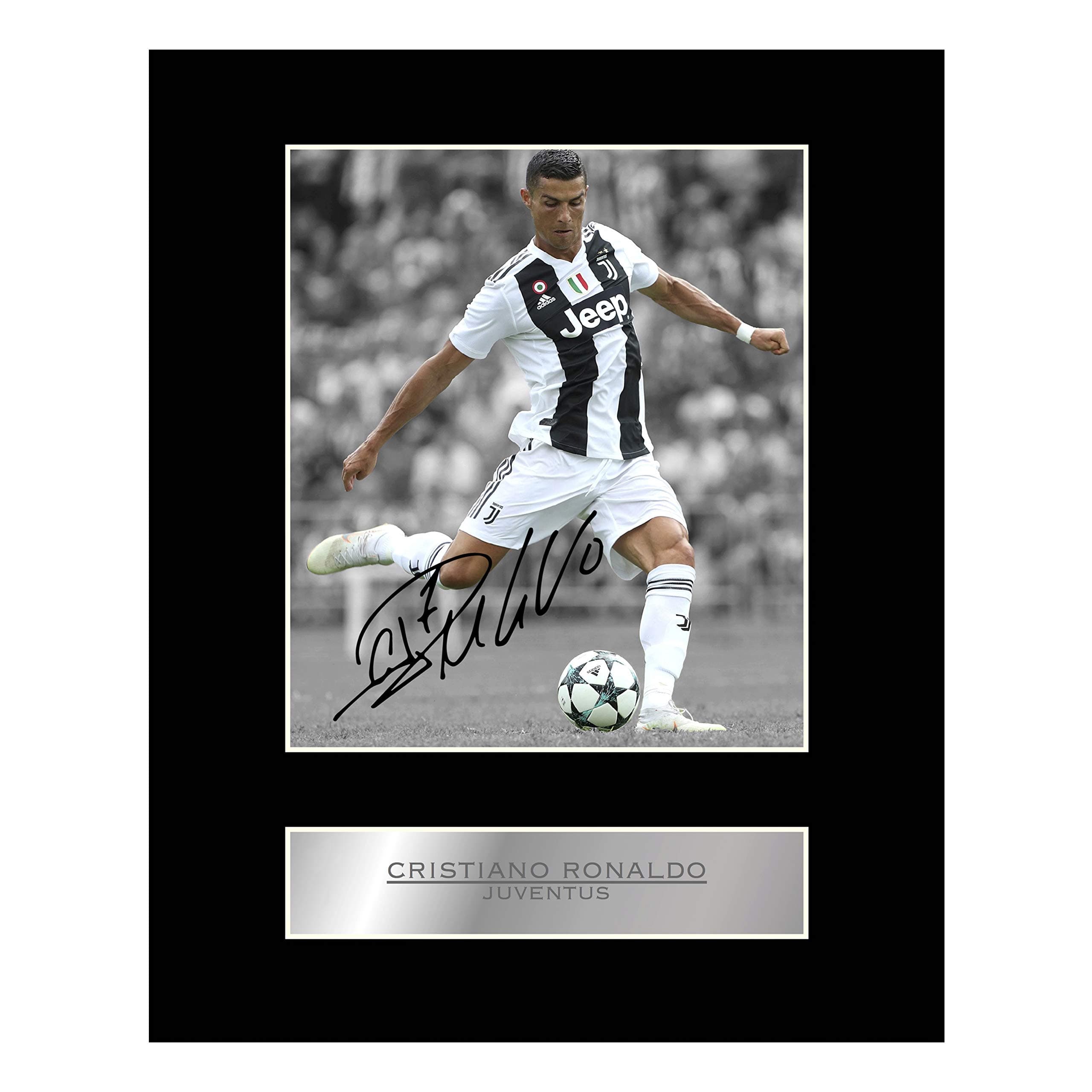 Cristiano Ronaldo Print Signed Mounted Photo Display #01 Printed Autographed Gift Picture Print