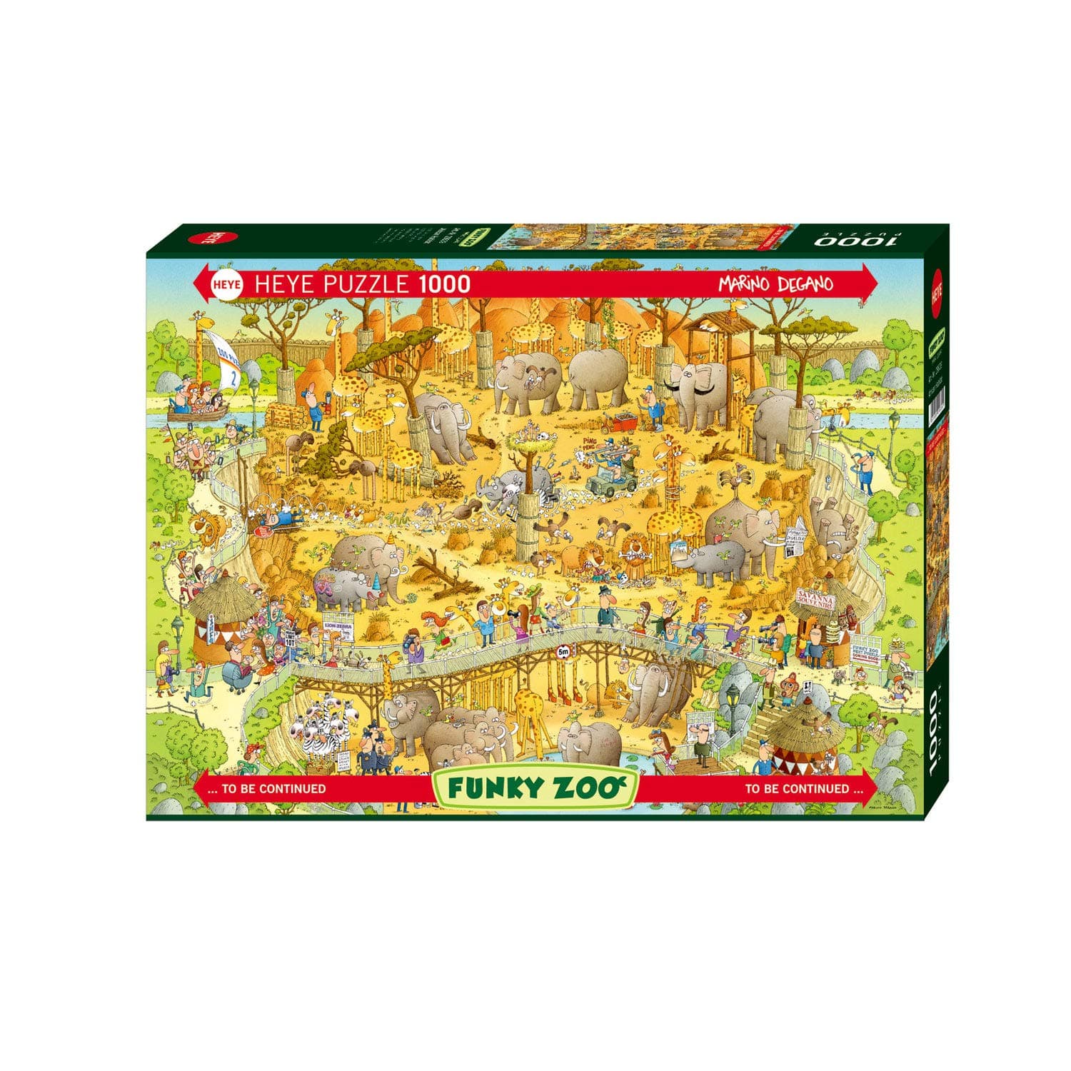 Heye African Habitat Puzzles (1000-Piece)