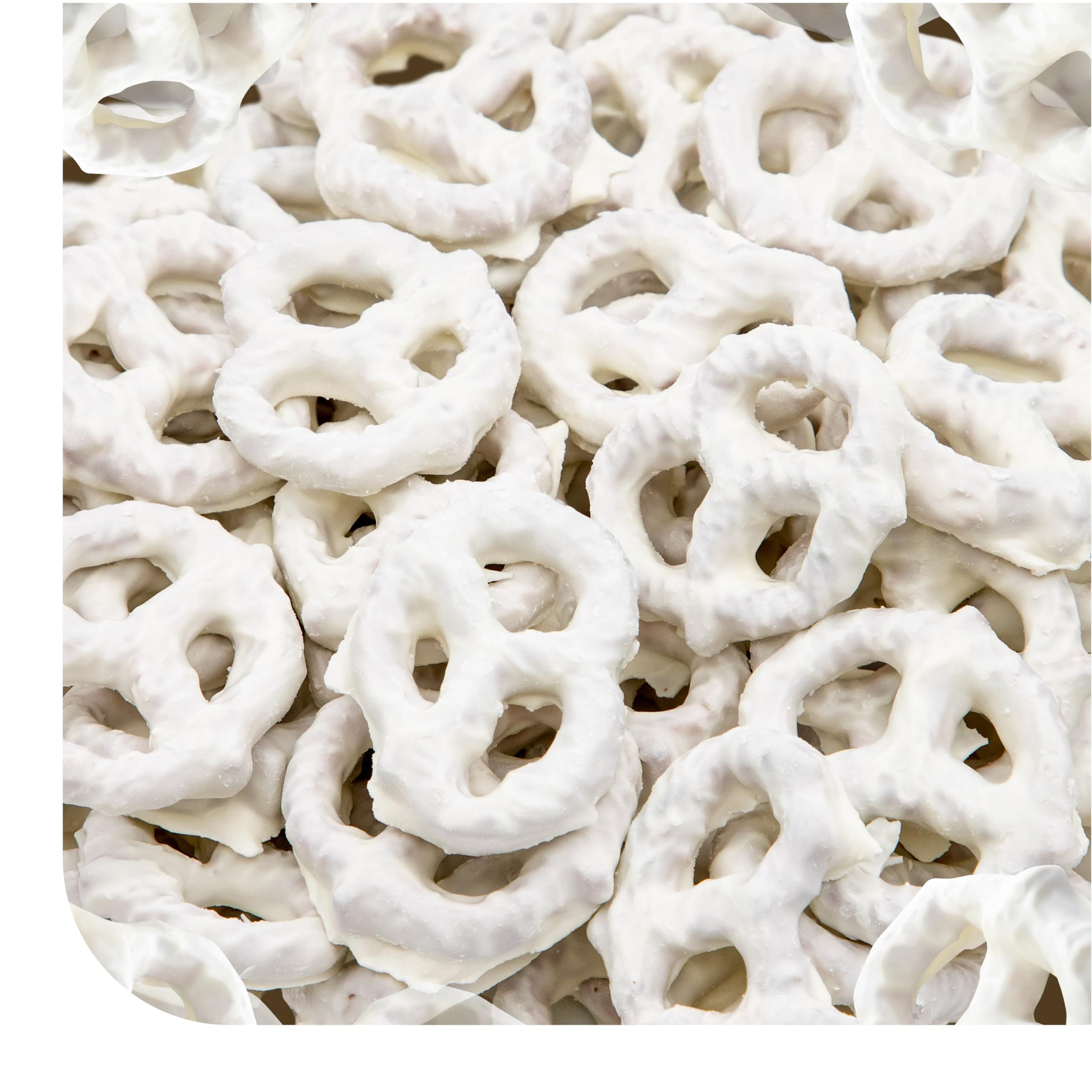 Yogurt Covered Pretzels - 5 Pound Bulk Pack - Vanilla Yogurt Pretzels for Office Bowls, Snacking, and Gifting - Sweet & Salty Snack - Crunchy Holiday Treat