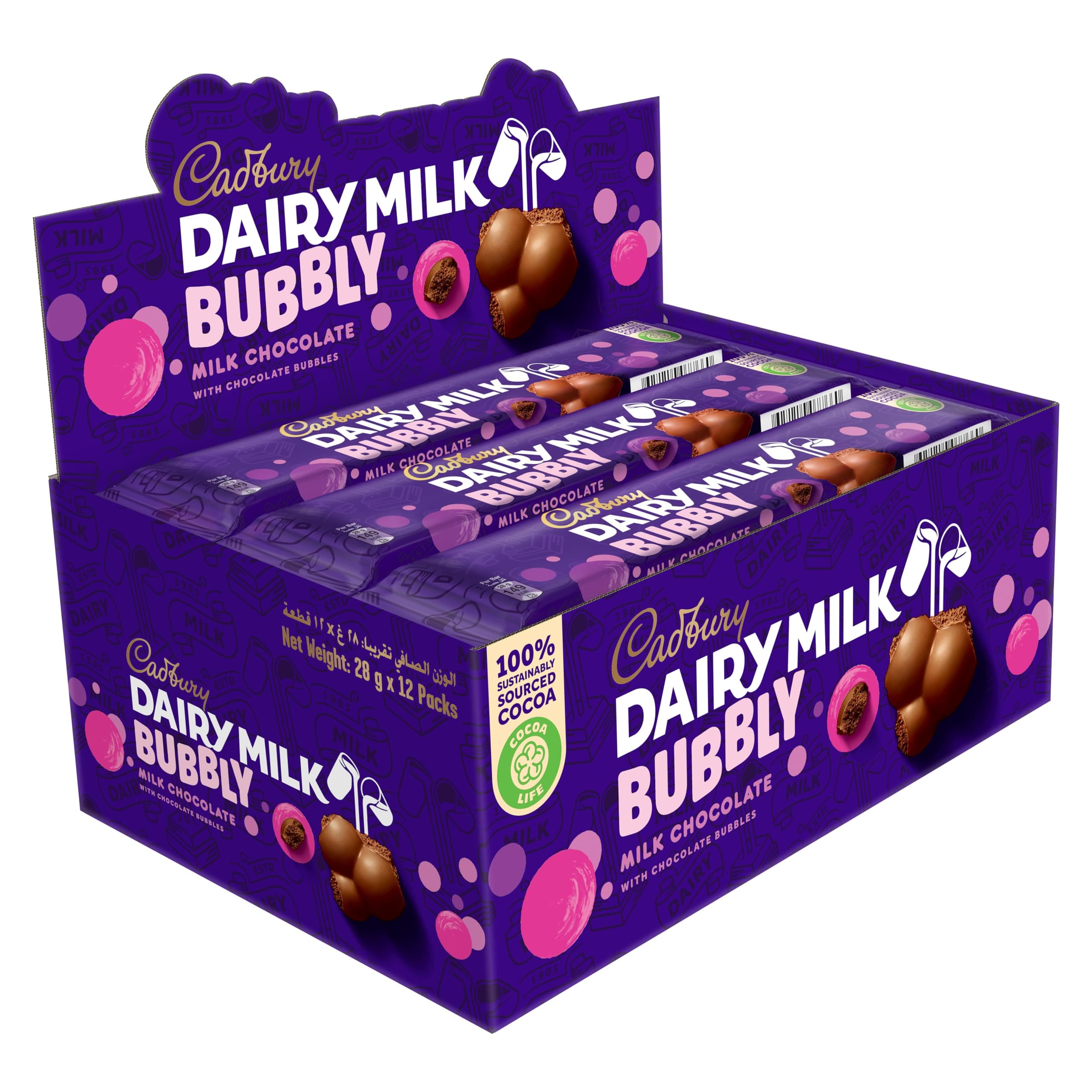Cadbury Bubbly - 28 gms (Pack of 12)