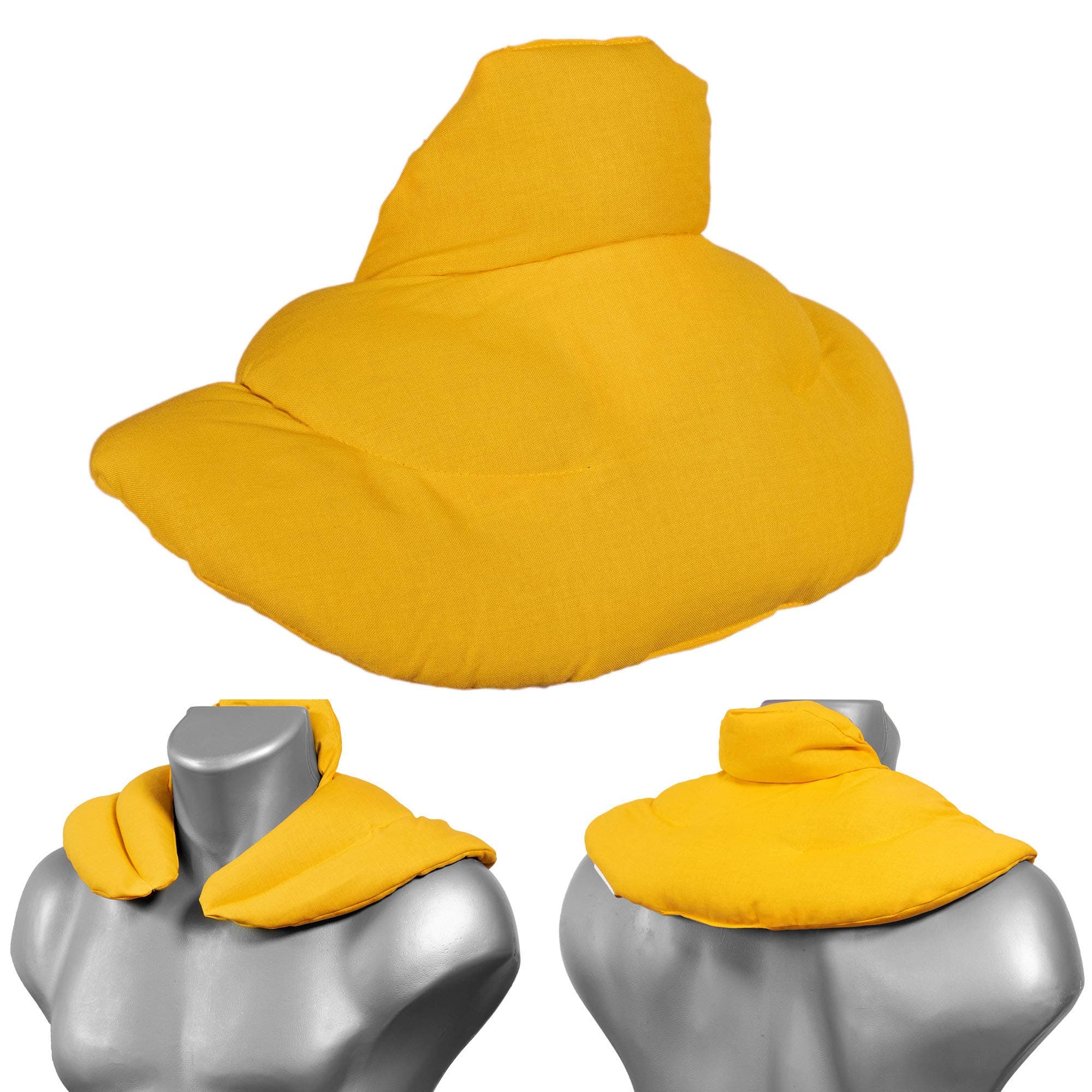 Neck Pillow Mango - Hot & Cold - Microwave, Oven, Freezer - Neck & Shoulder - Heat Compress - Grape Seeds Cushion