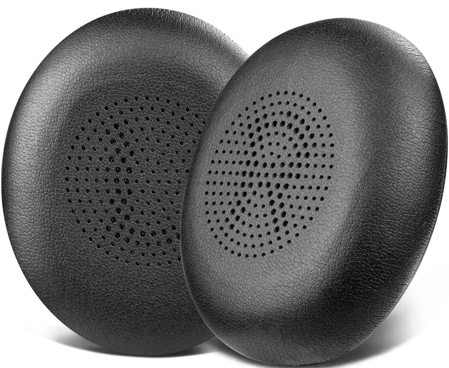 SOULWIT Earpads Replacement for Jabra Evolve2 65 (Evolve 2 65MS 65UC MS UC)/Evolve2 40 (40UC 40MS USB)/Elite 45h On-Ear Wireless Headset, Ear Pads Cushions with Softer Protein Leather - Black