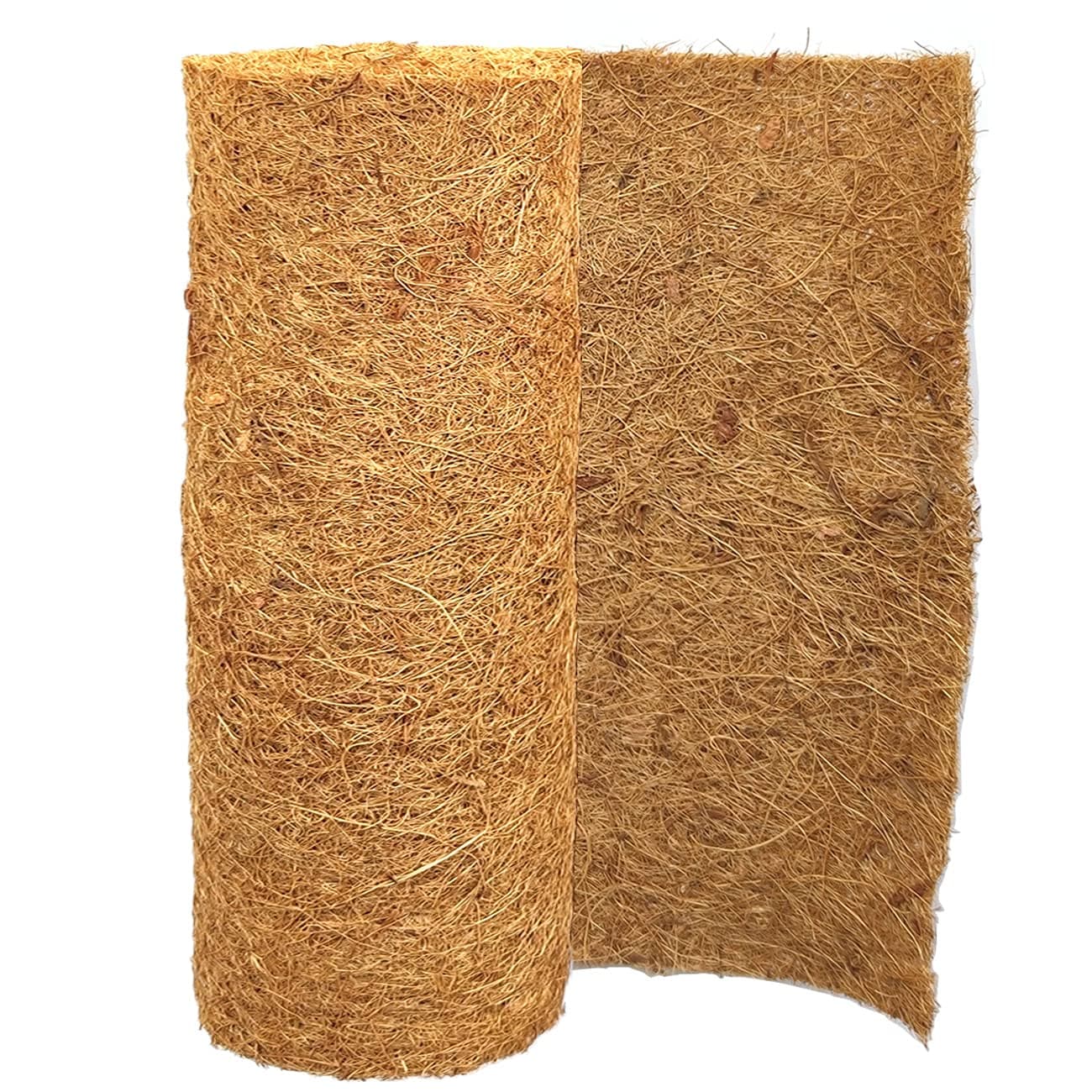 12x80 inch Natural Coco Liner Roll Coconut Coir Liner Sheets Coco Mat for Planter Window Box Flower Basket Garden Decoration Animal Pet Pad Liner