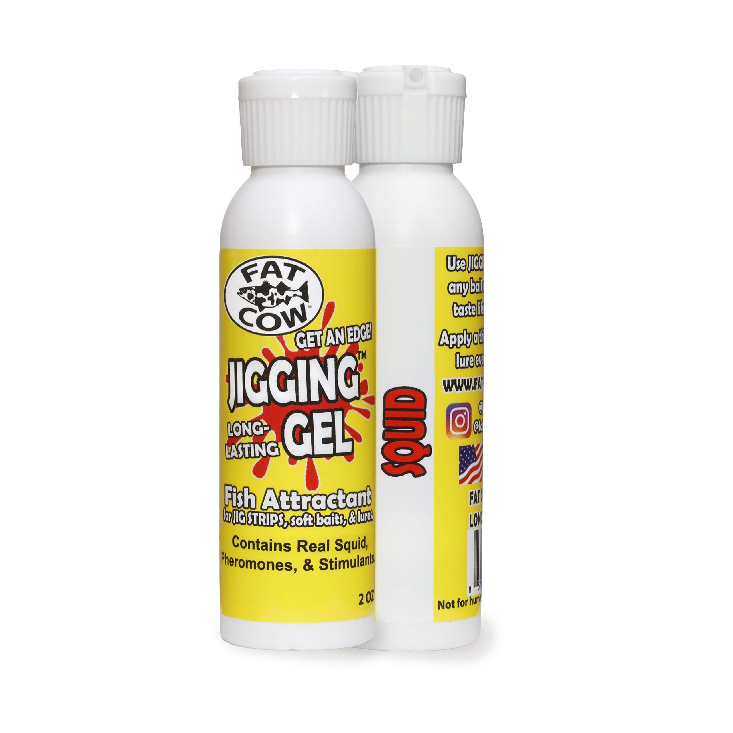 Jigging Gel Fish Attractant Bait Scent - Squid Scent - 2 oz