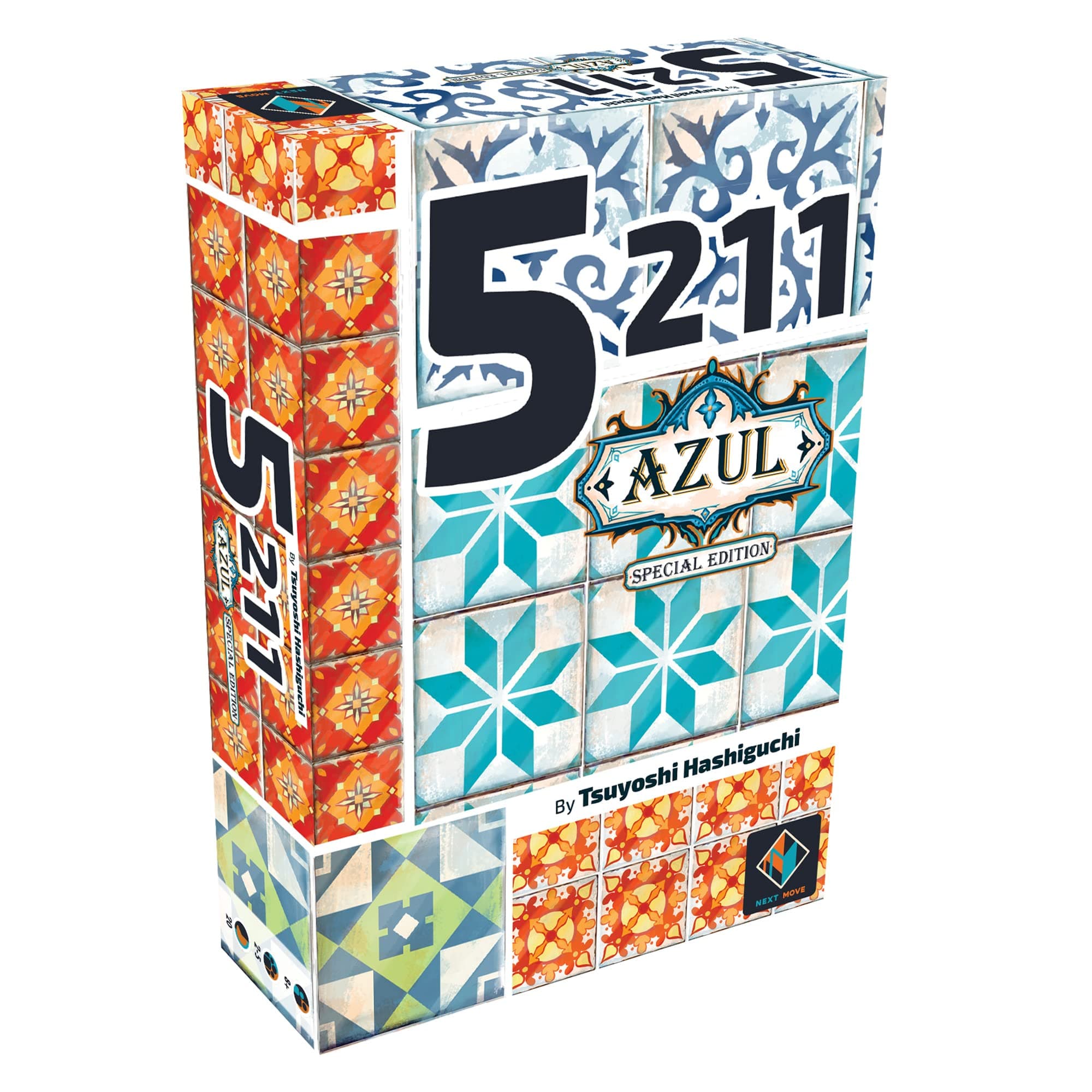 Asmodee 5211 Azul Edition Card Game - Fast-Paced Fun with Mosaic Tile Artwork, Fun Family Strategy Game for Kids & Adults, Ages 8+, 2-5 Players, 20-30 Minute Playtime