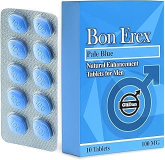 Glidan - 10 Pale Blue Vitality Tablets for Men 100mg | Natural & Herbal Formu...