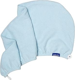AQUIS Hair Wrap Hair-Drying Tool, Water-Wicking, Ultra-Absorbent Recycled Microfiber