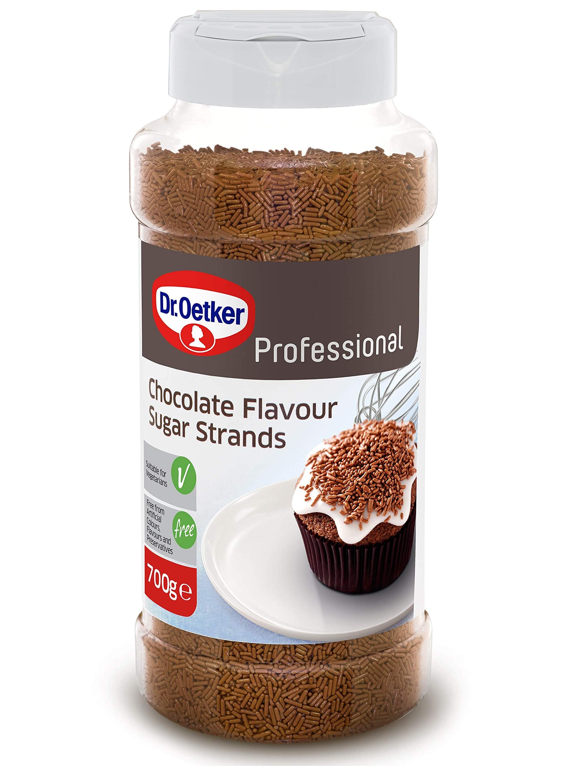 Professional Chocolate Flavour Sugar Strands 700g