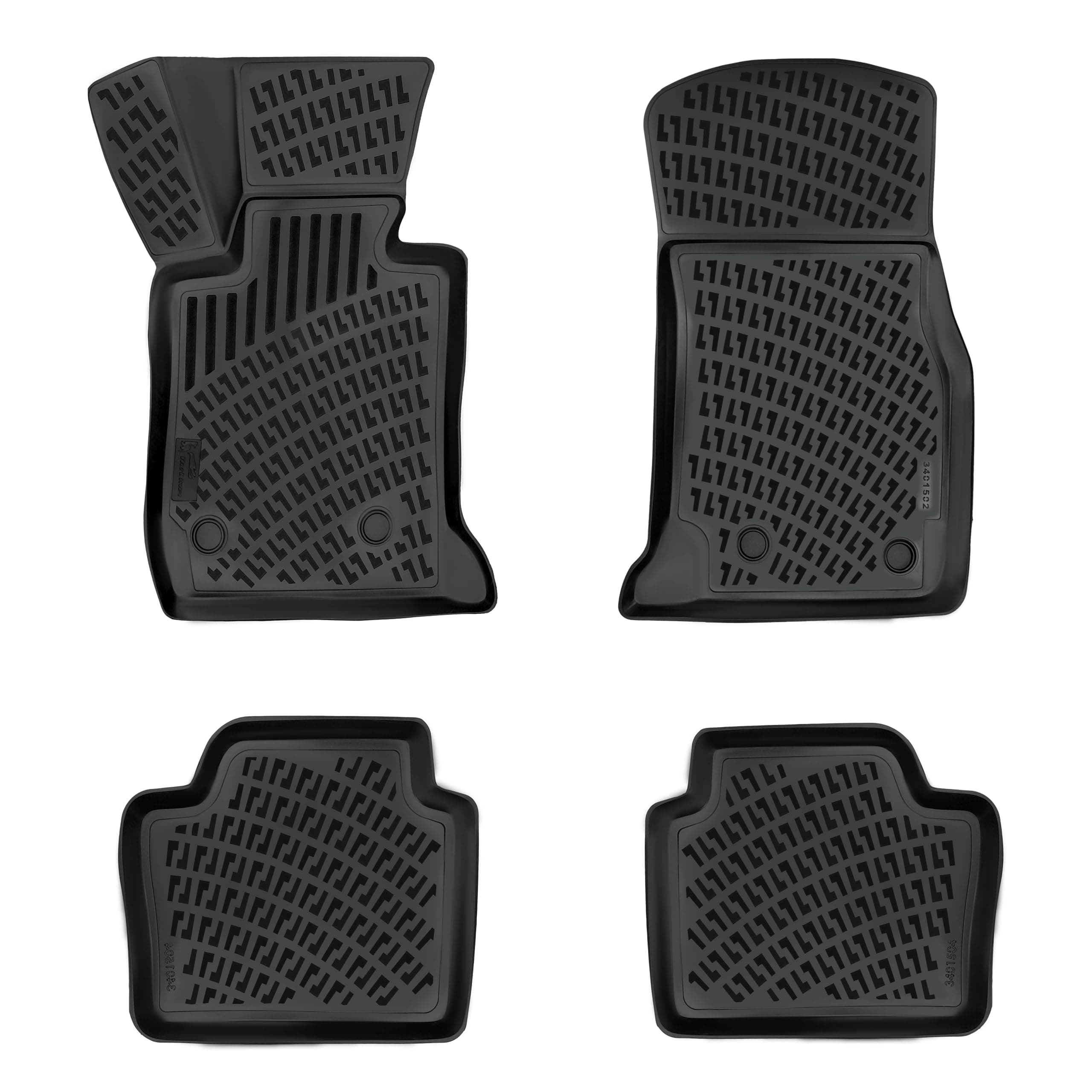 Floor Mats Compatible withBMW 3 Series 2012-2018 (Not for 335is, X-Drive, GT)