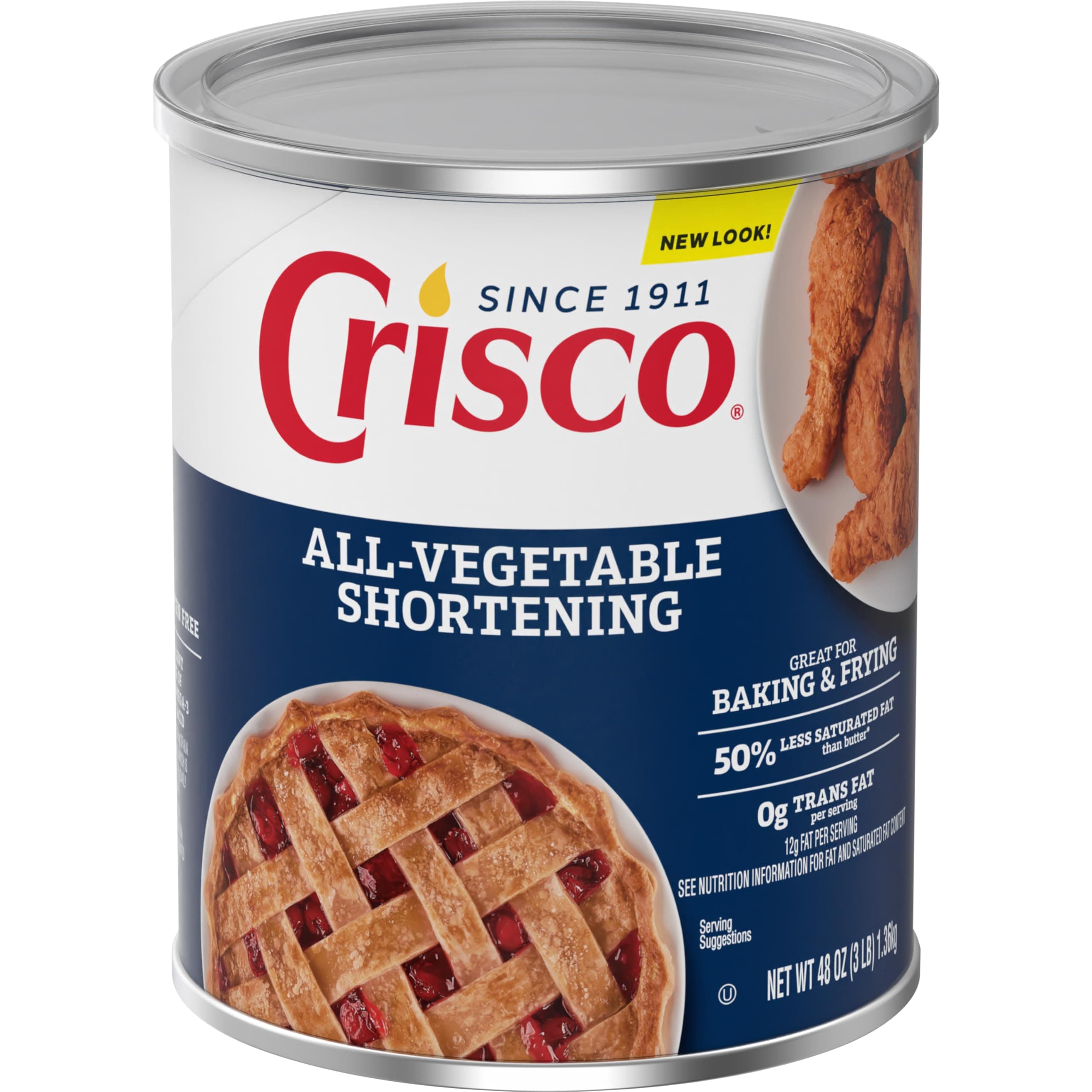 Crisco All-Vegetable Shortening, 48 Ounce