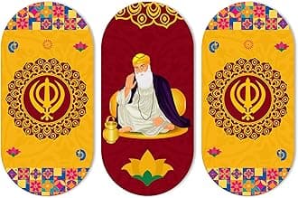 Artvibes Designer Wooden Wall Hanging Decoration Items for Home | Gifts | Bedroom | Wooden Wall Hanger | Mdf Wall Decoration for Living Room | Artworks | Modern Decor Items (WH_9022N), Set of 3