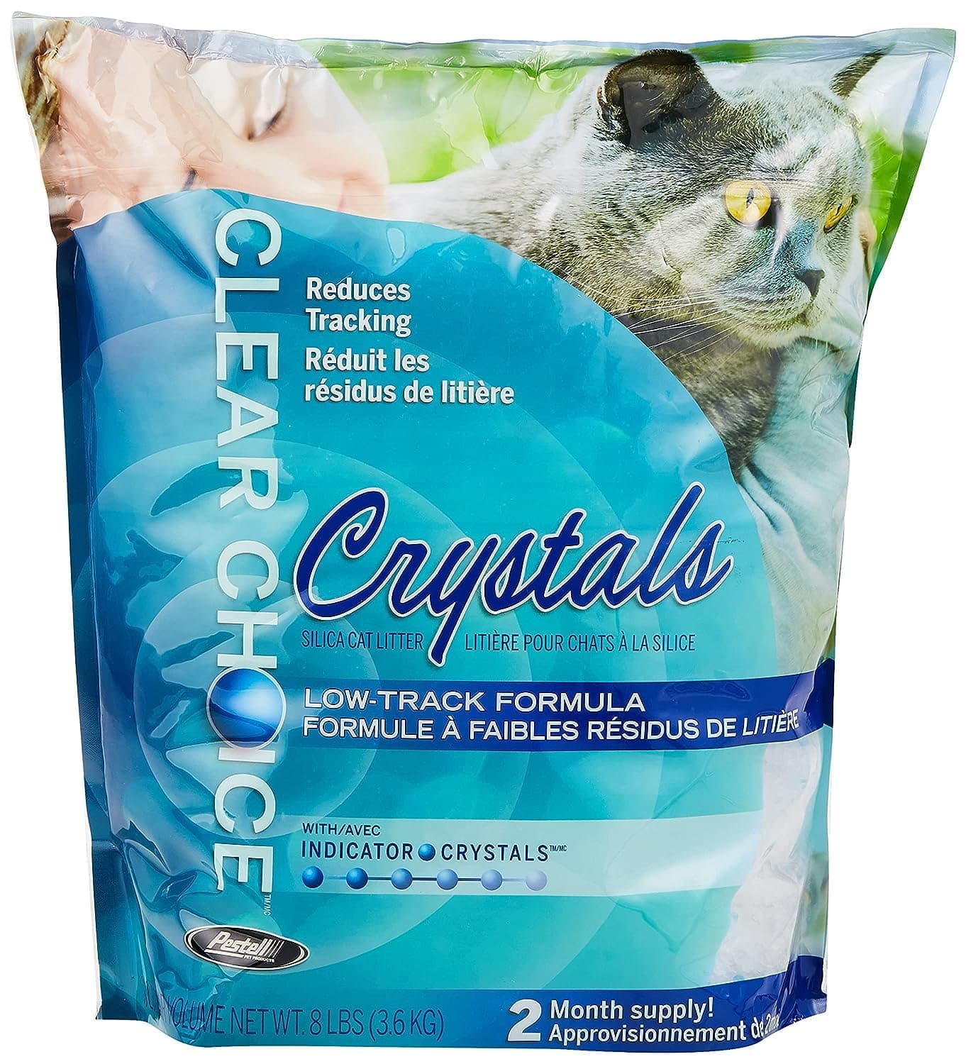 Clear Choice Silica Crystals Cat Litter Bag, 8-Pound