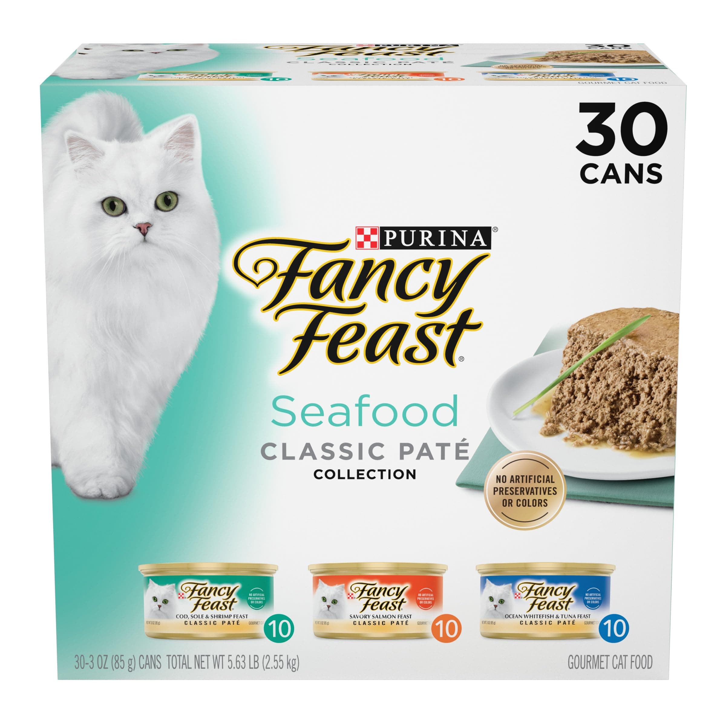 Fancy Feast Sea Variety Pack - 30x3 oz