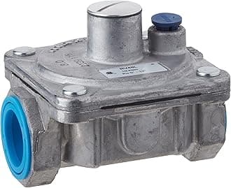 RV48L Liquid Propane Pressure Regulator, 1-1/16" In and Out Opening, 3/4" FPT Thread,1/2 PSIG Inlet Pressure, 5"-12" WC Outlet Pressure