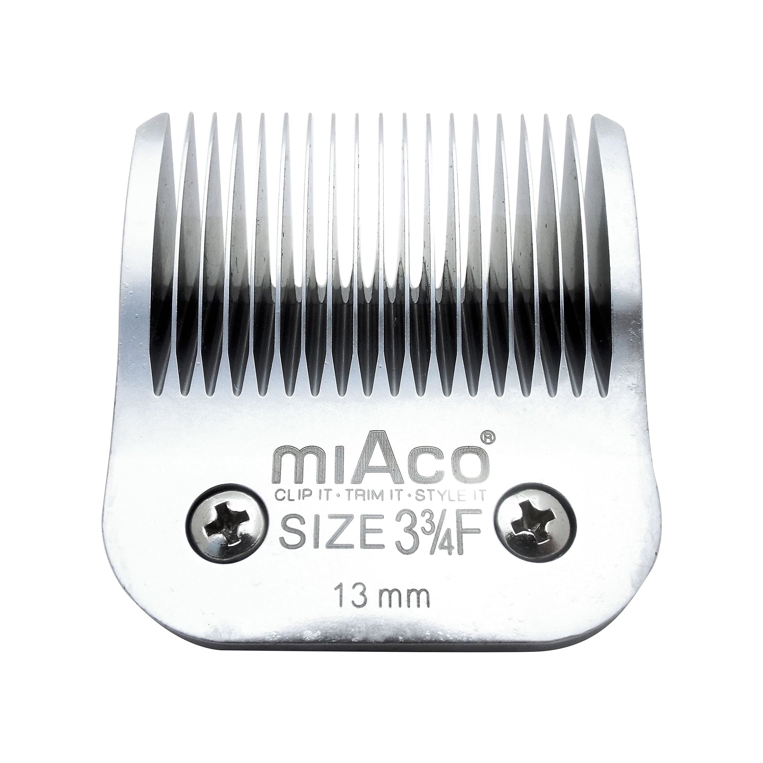 MiacoSize 3.75F Detachable Clipper Blade fits Oster Classic 76, Andis BGC, BGR, BGRC, MBG