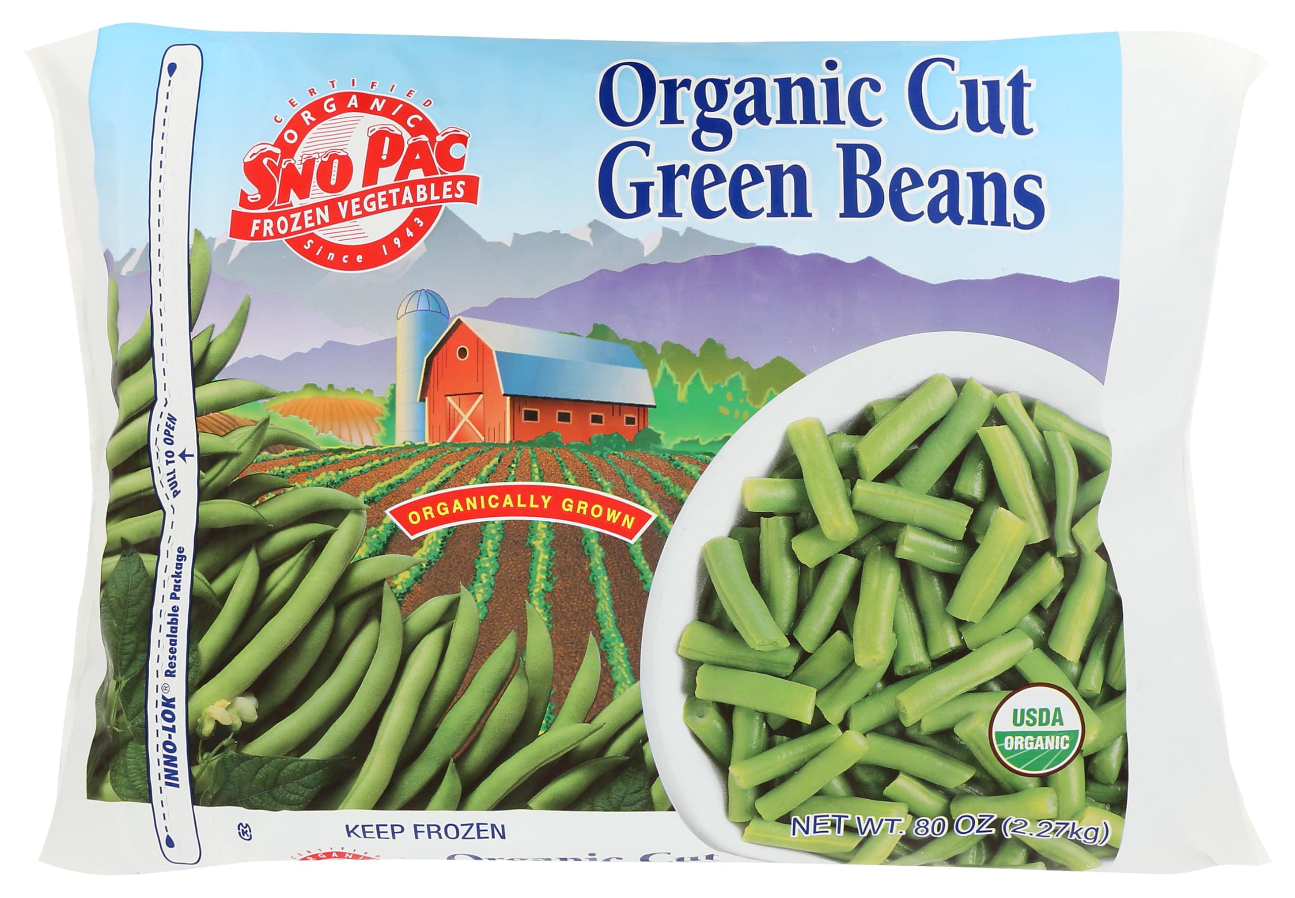 Organic Frozen Strawberries, 10 oz. Bag