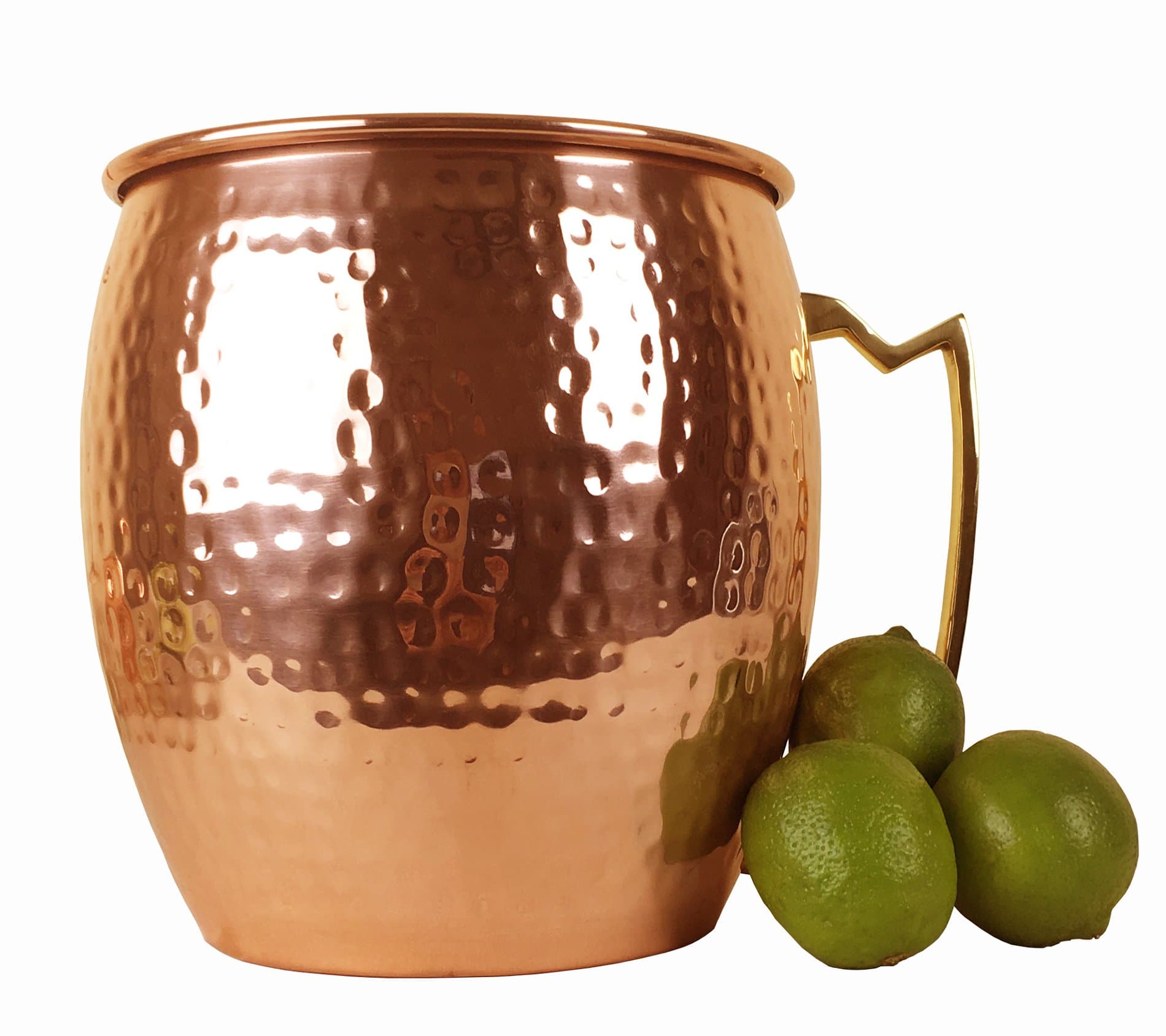 Lifestyle Banquet Giant Moscow Mule Mug (Solid not plated) - 1.3 Gallons (166.4 oz) Extra Large Moscow Mule Copper Mug - Pure Hammered Copper Ice Bucket
