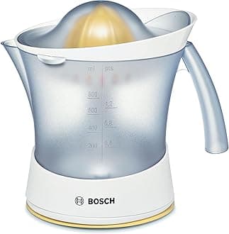 Bosch Citrus Juicer 25W High Juice Capacity Removable Juice Container 0.8 Litre White/Summer Yellow