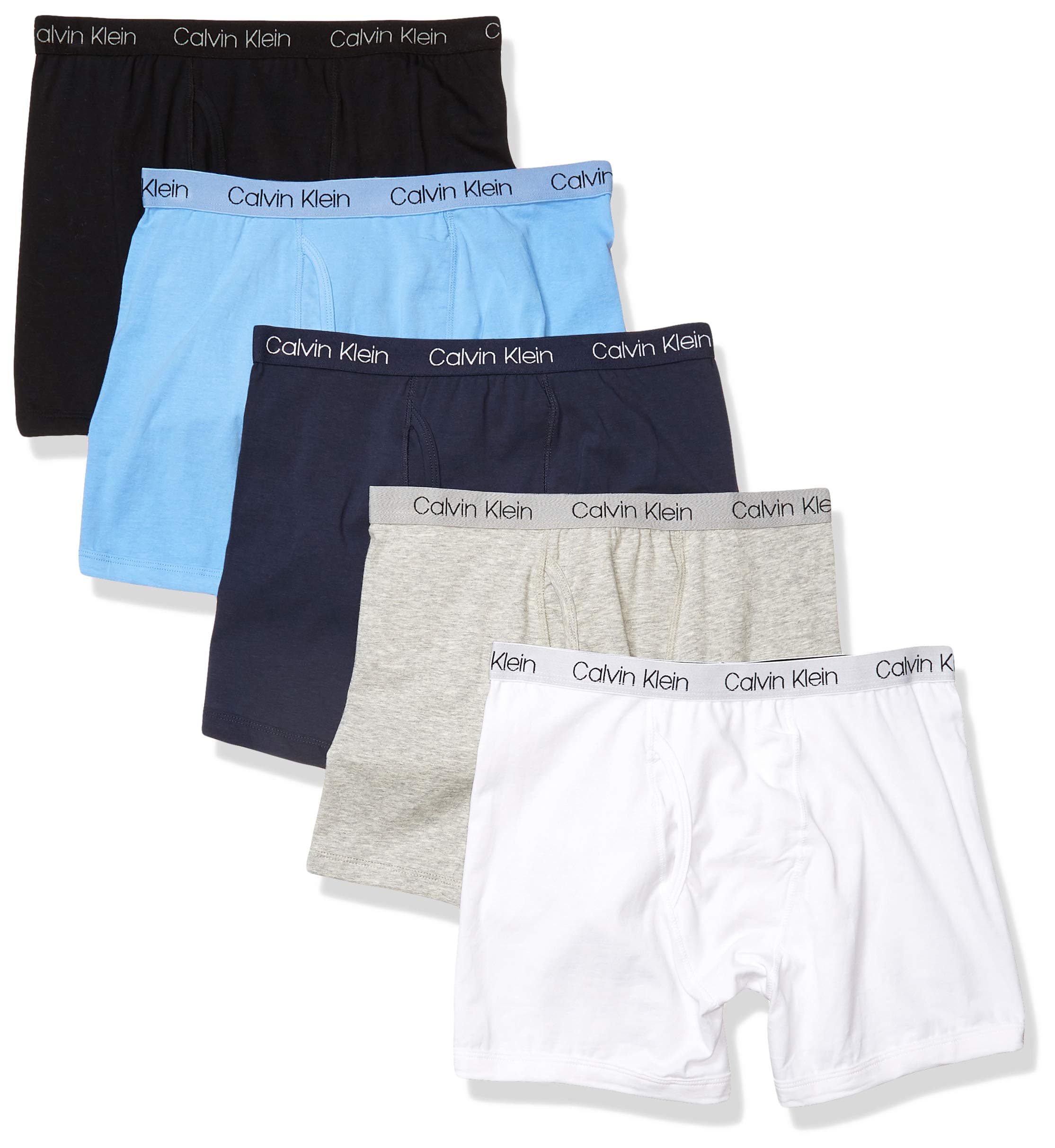 Kids Boys' Modern Cotton Boxer Brief Underwear 5-Pack