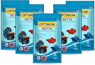 Foodie Puppies Optimum Pellet Betta Fish Food (20g, Pack of 5) | Nutrient-Rich Formula with Vitamins C & E | Promotes Color and Growth | Perfect for Daily Feeding | Includes Free Key Ring