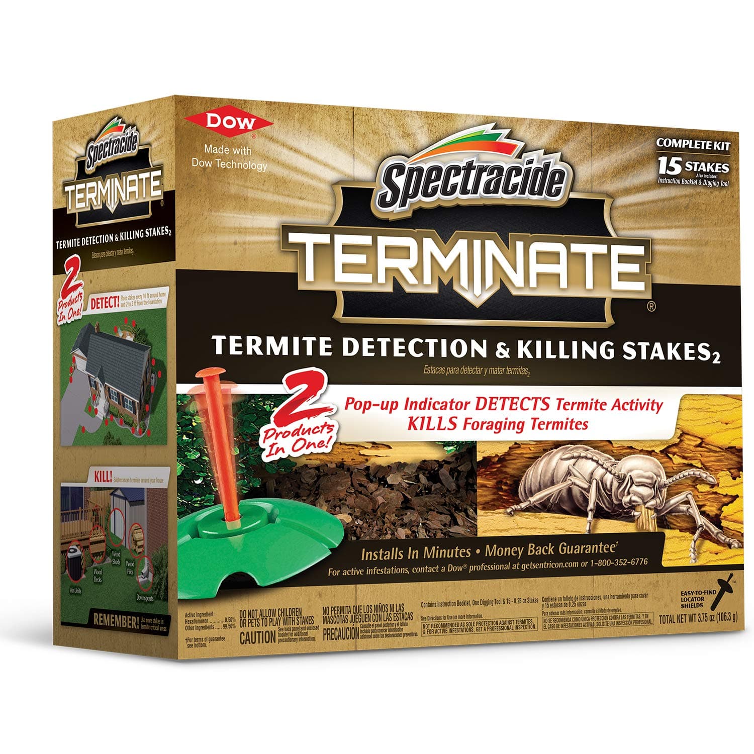 SpectracideTerminate Termite Detection & Killing Stakes2 (HG-96115) (15 ct)