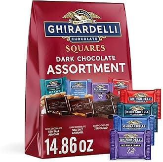 GHIRARDELLI Dark Chocolate SQUARES Assortment, 14.86 oz Bag
