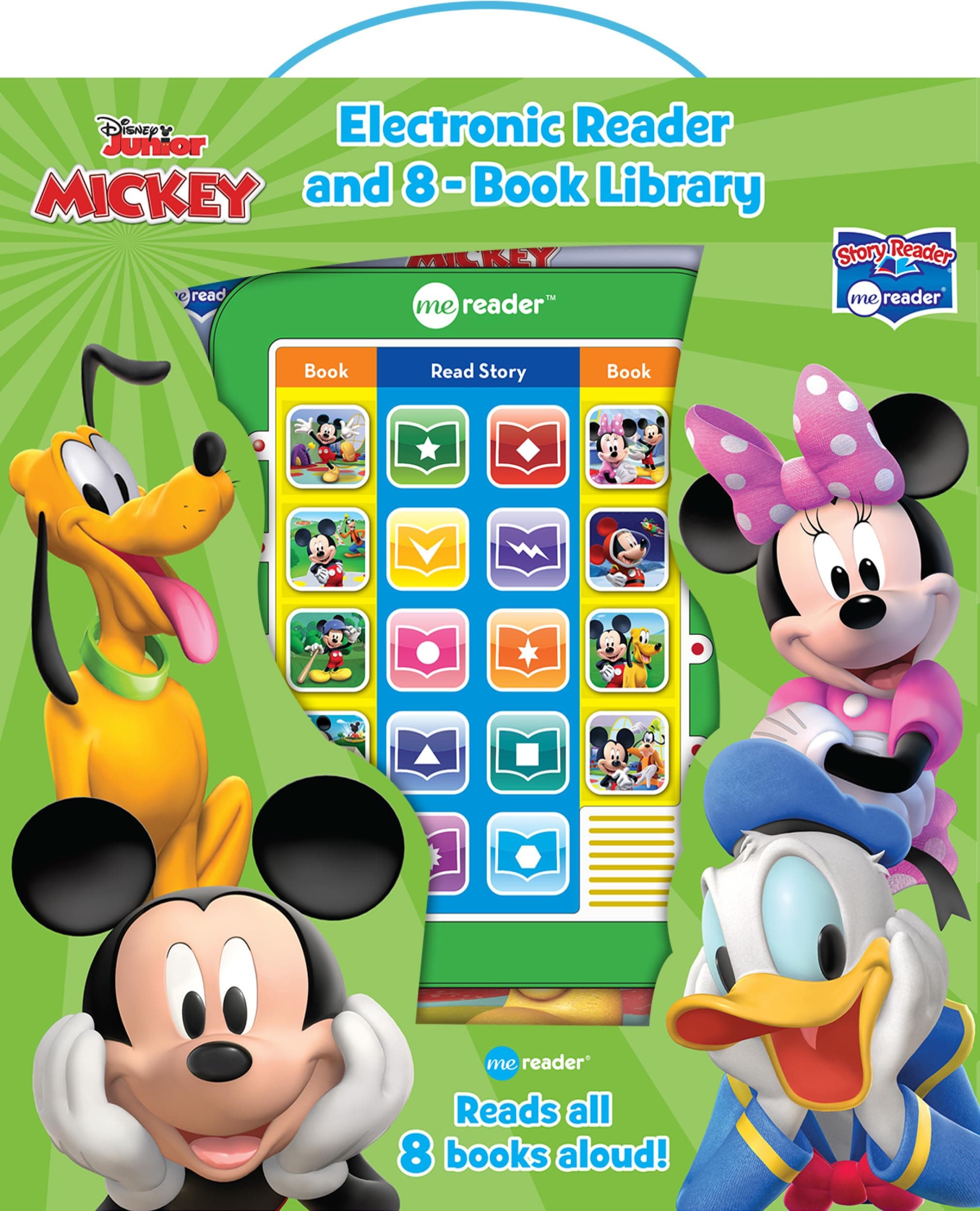 Mickey Mouse Clubhouse Electronic Reader and 8-Book Library Hardcover – 1 August 2013