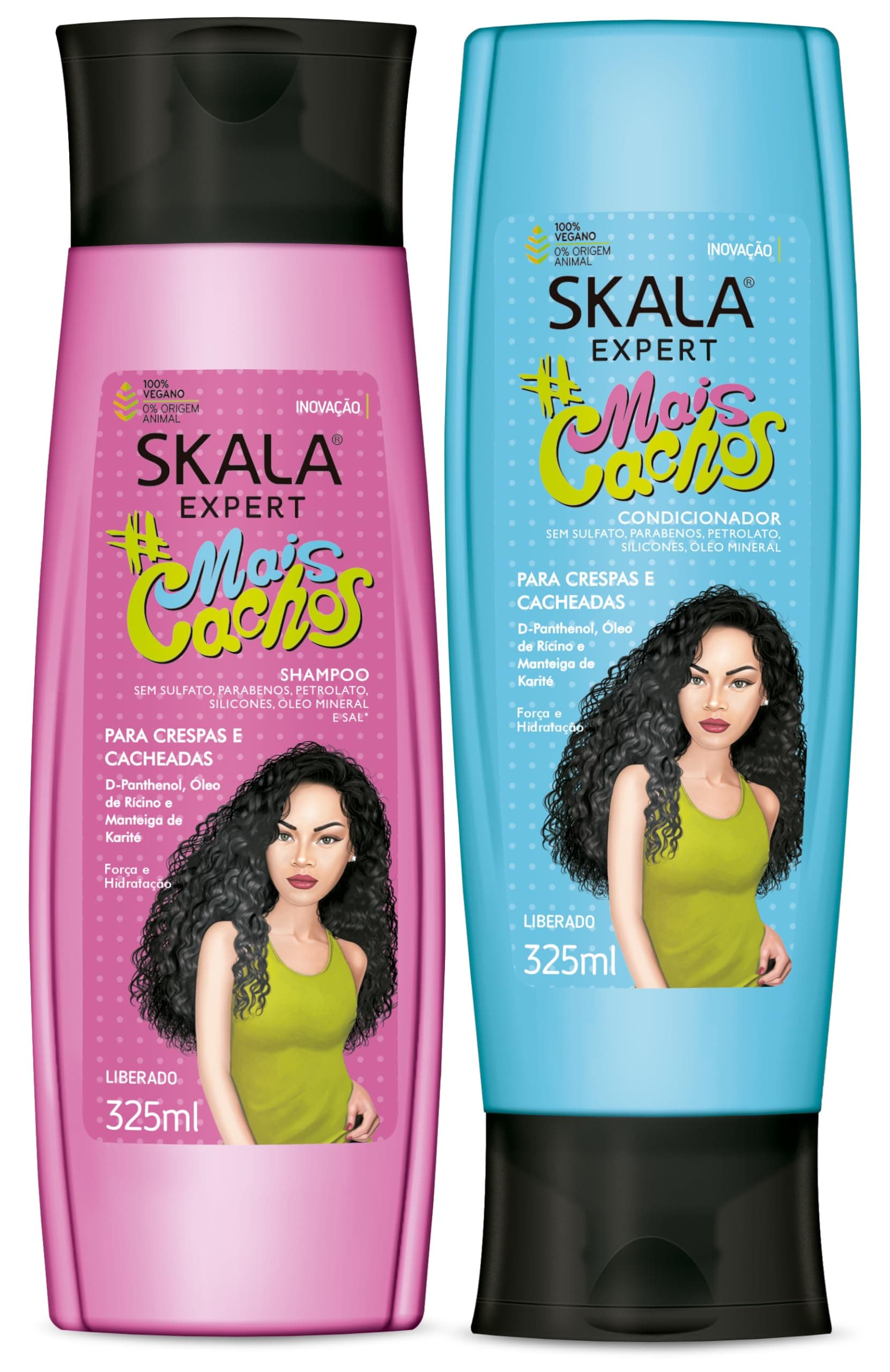 Expert Mais Cachos Shampoo and Conditioner, 325ml Kit
