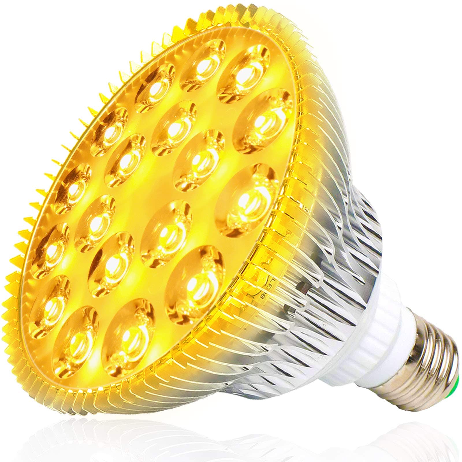 LED Plant Light Sunlight Full Spectrum E27 54W Plant Light Grow Light for Garden Greenhouse Indoor Plants Hydroponics Blossoms Flowers Vegetables